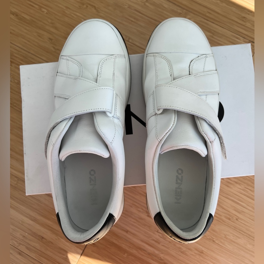 KENZO real leather sneakers, size US 7, EUR 40